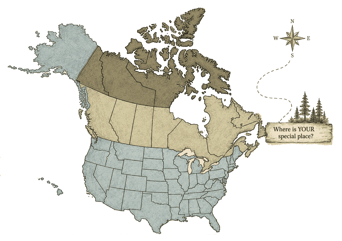 US and Canada Map